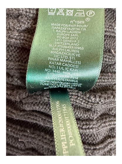 Polo Ralph Lauren Zopfmuster Pullover schwarz Größe M