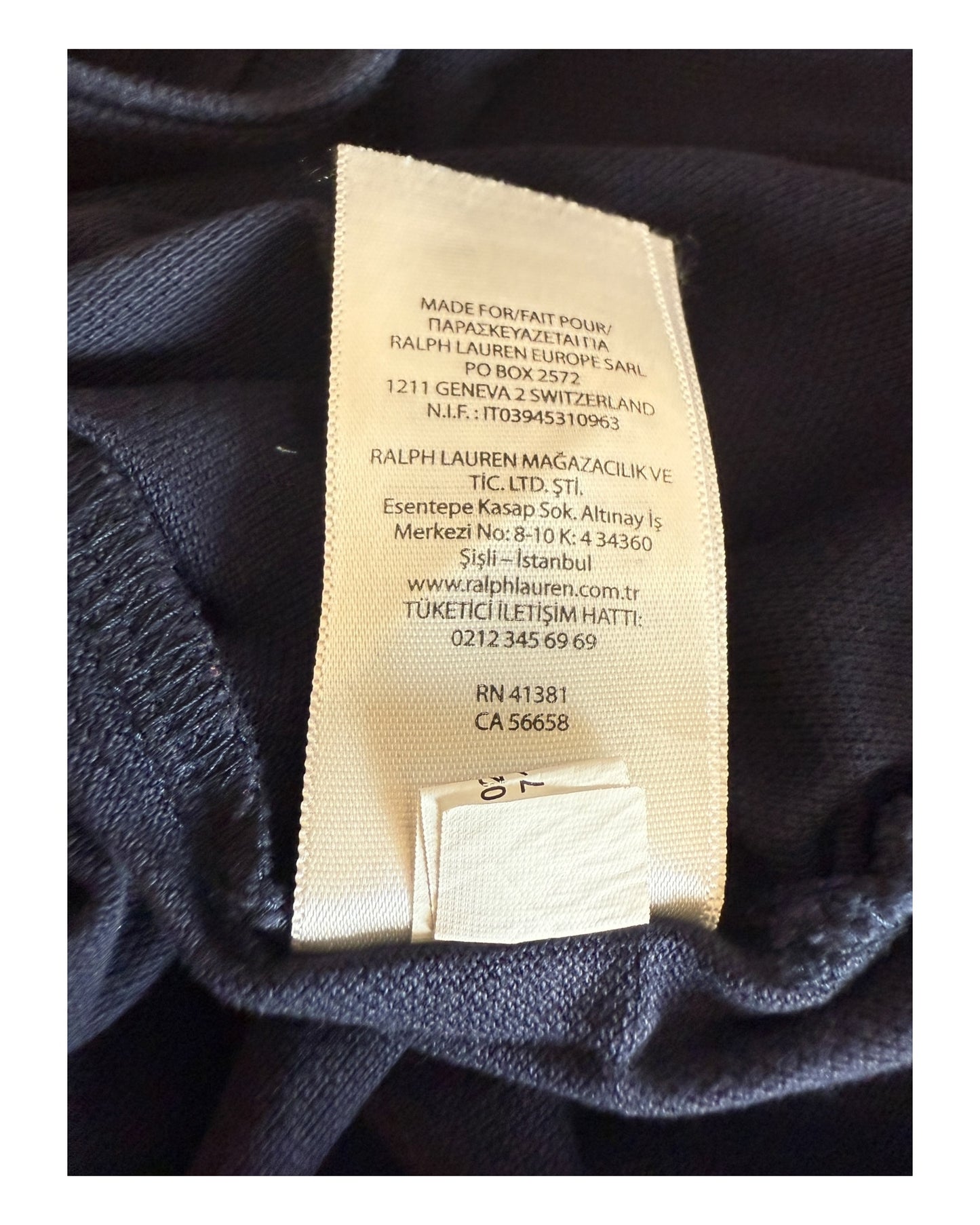 Polo Ralph Lauren Poloshirt marineblau Größe M