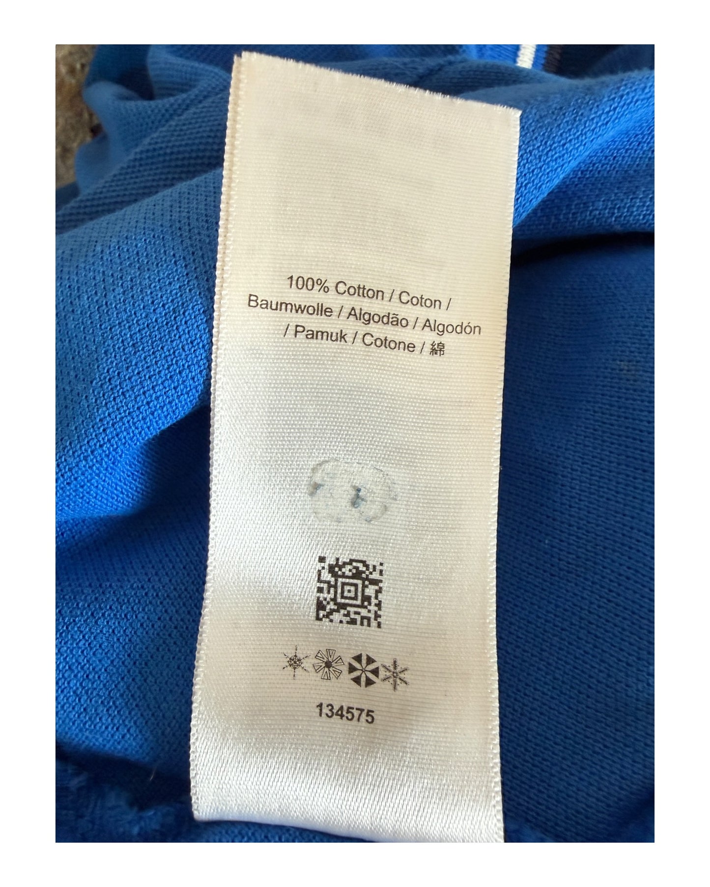 Fred Perry Poloshirt blau Größe M