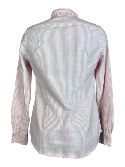 Polo Ralph Lauren Oxford Bluse rosa weiß gestreift Größe M