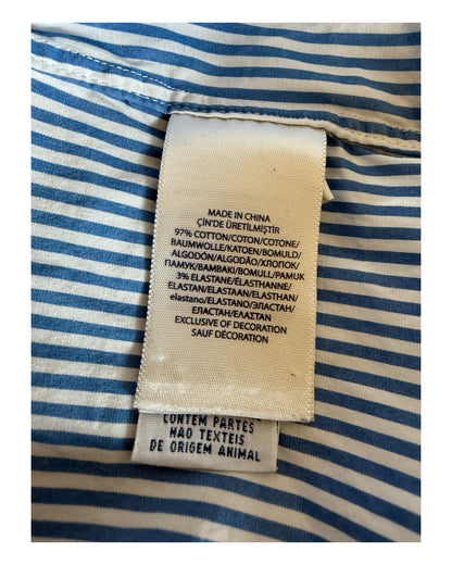 Polo Ralph Lauren Hemd blau weiß gestreift Größe L