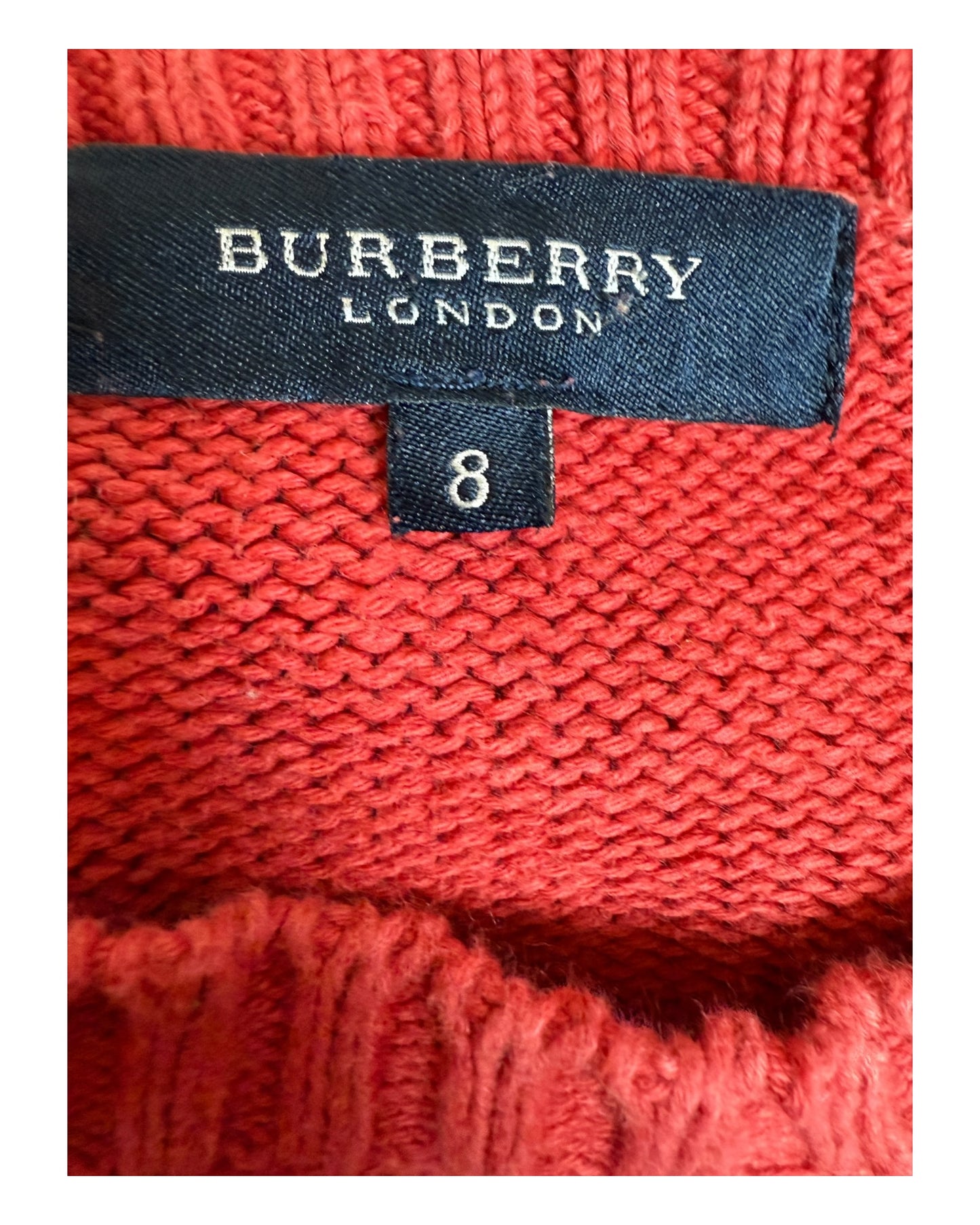 Burberry Pullover rot Größe XL
