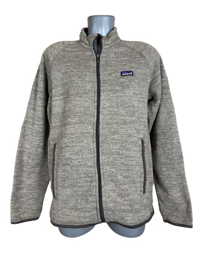 Patagonia Fleece Jacke braun meliert Größe M