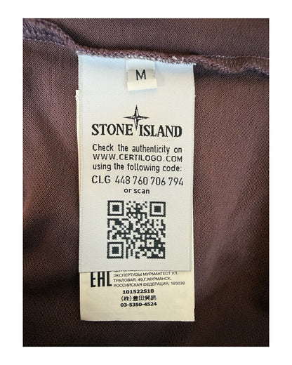 Stone Island Poloshirt bordeauxrot Größe M