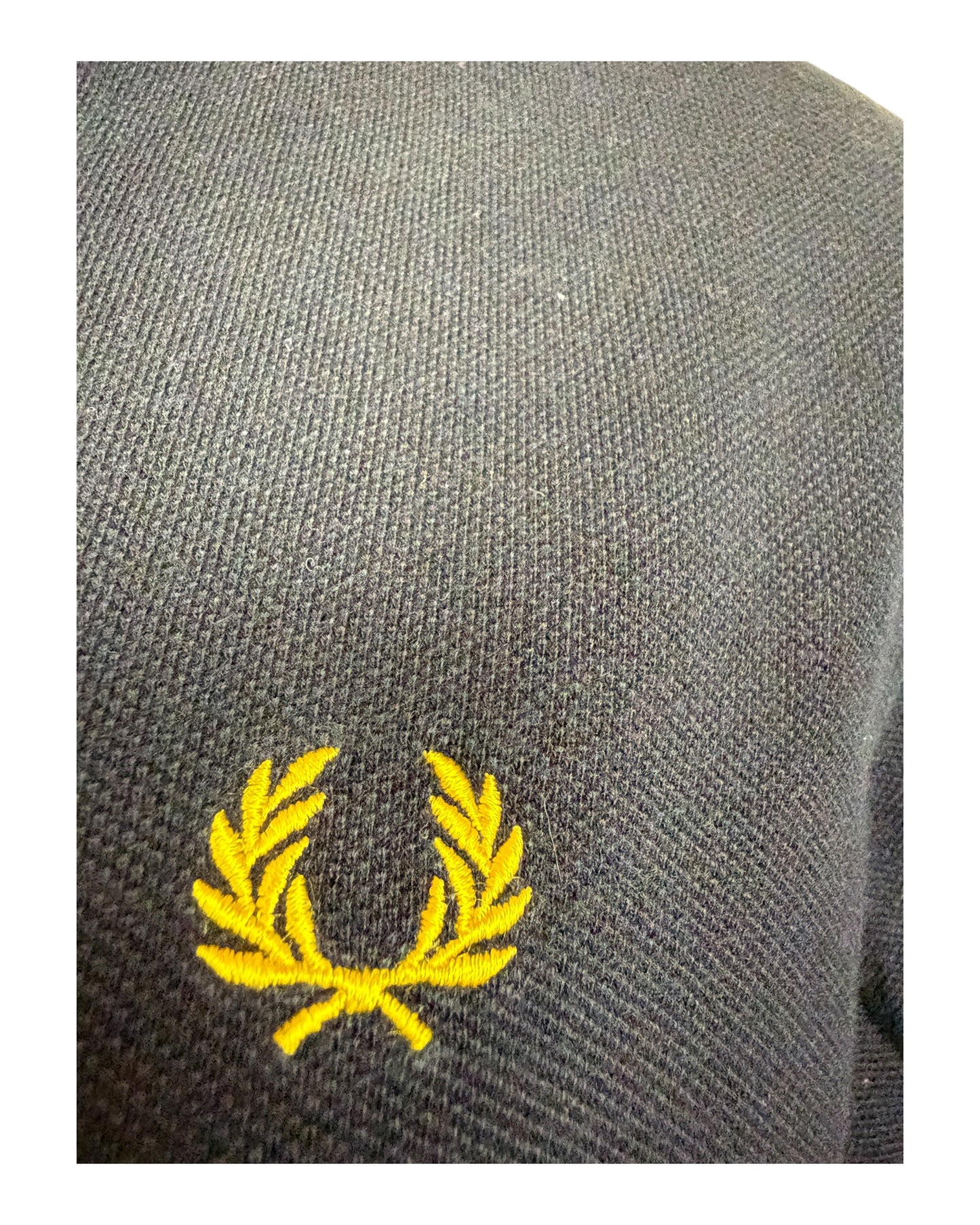 Fred Perry Poloshirt schwarz Größe M