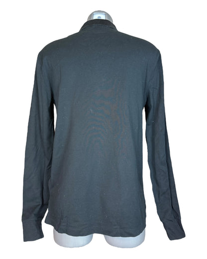 Polo Ralph Lauren langärmliges Poloshirt schwarz Größe M