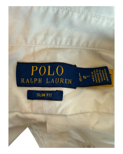 Polo Ralph Lauren Hemd weiß Größe L