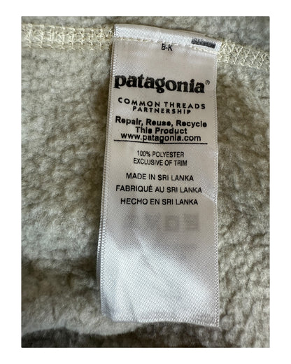 Patagonia Fleece Weste creme Größe M