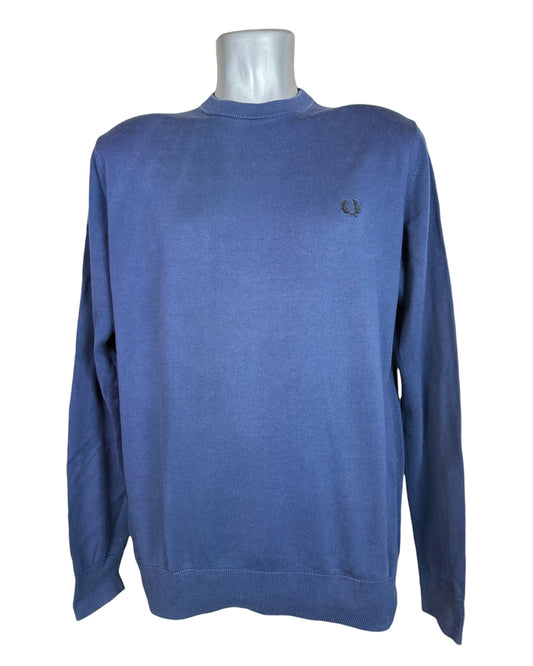 Fred Perry Pullover marineblau Größe M