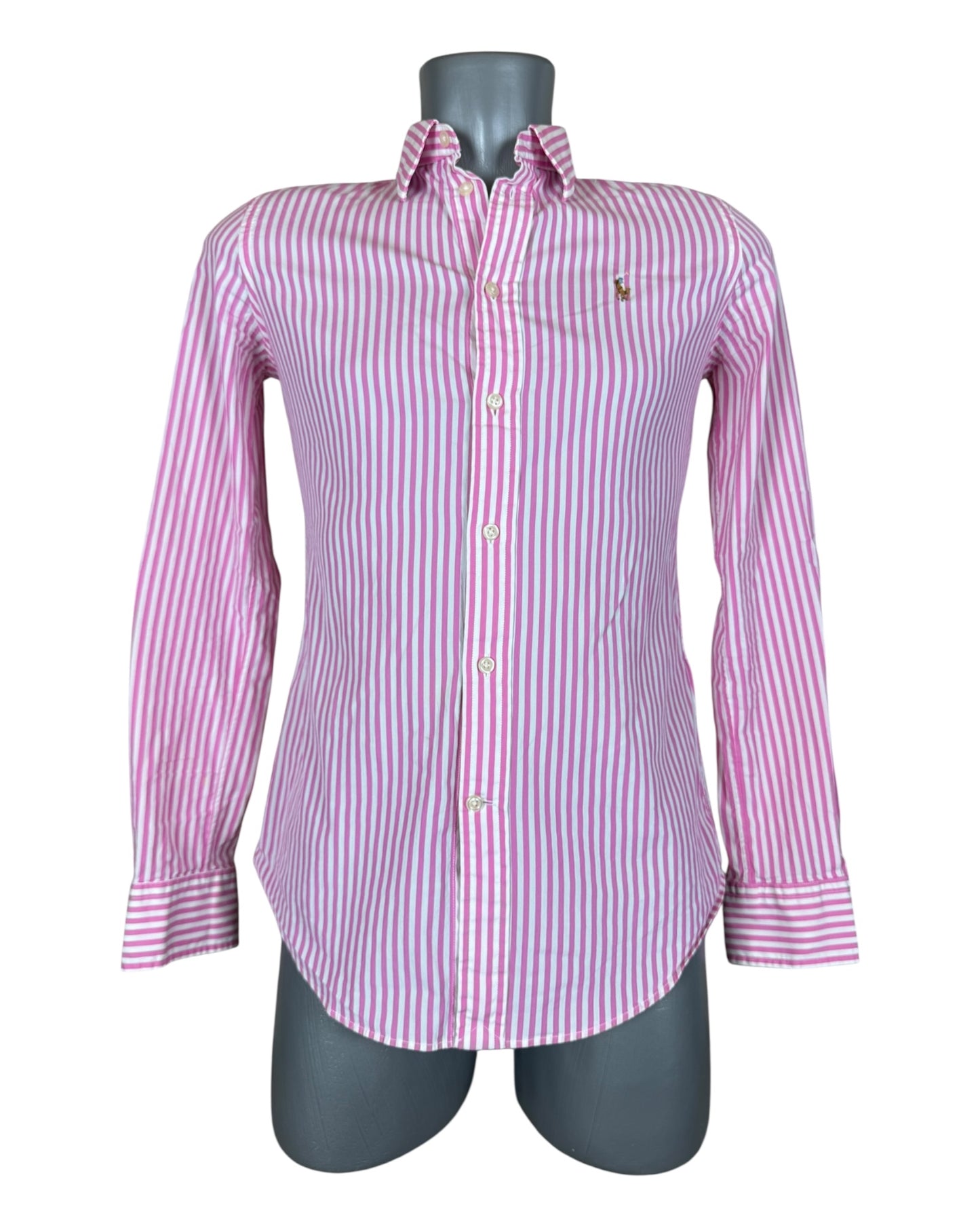 Polo Ralph Lauren Bluse pink weiß gestreift Größe S