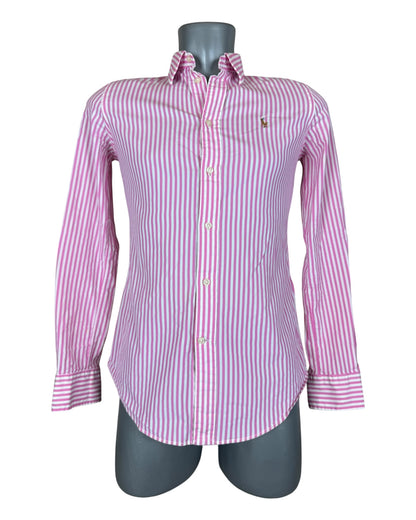 Polo Ralph Lauren Bluse pink weiß gestreift Größe S