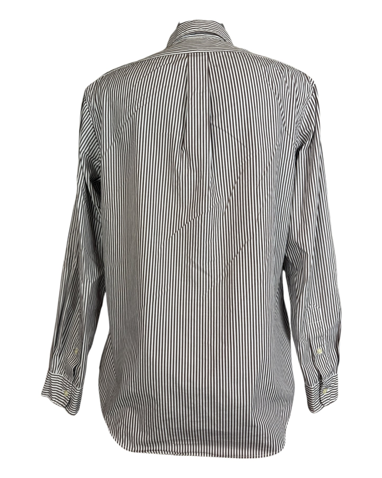 Polo Ralph Lauren Hemd braun weiß gestreift Größe M