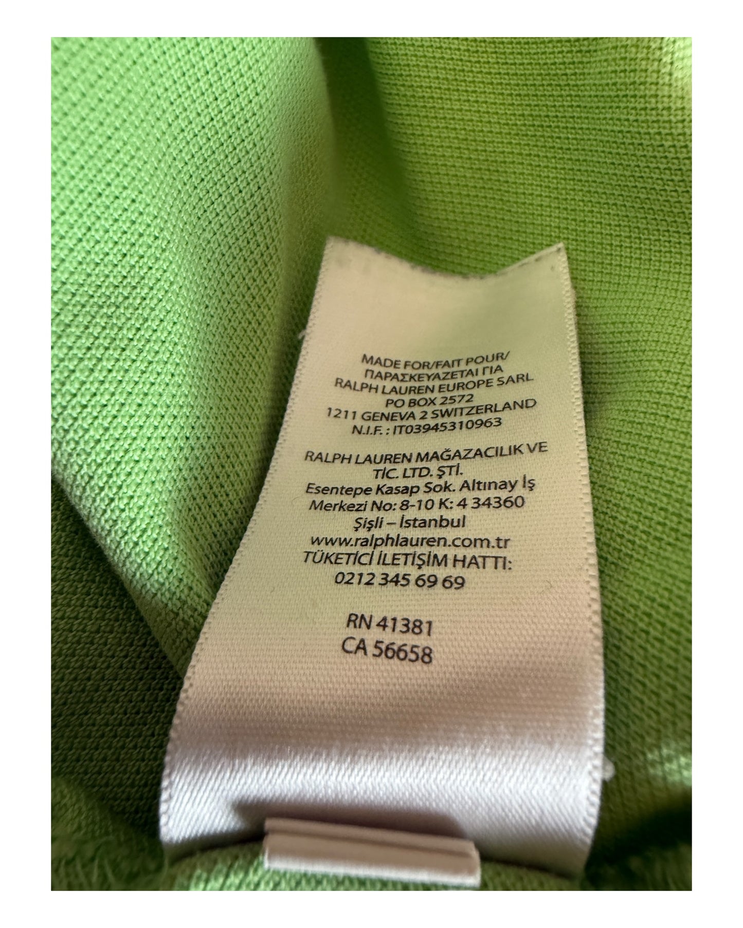 Polo Ralph Lauren Poloshirt grün Größe L