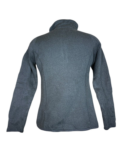 Patagonia Fleece Half Zip Pullover schwarz Größe S