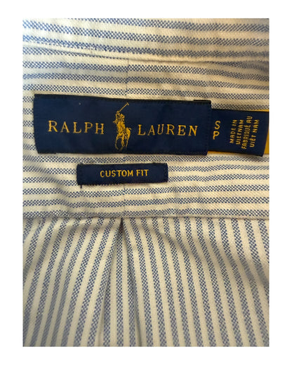 Polo Ralph Lauren Oxfordhemd hellblau weiß gestreift Größe S