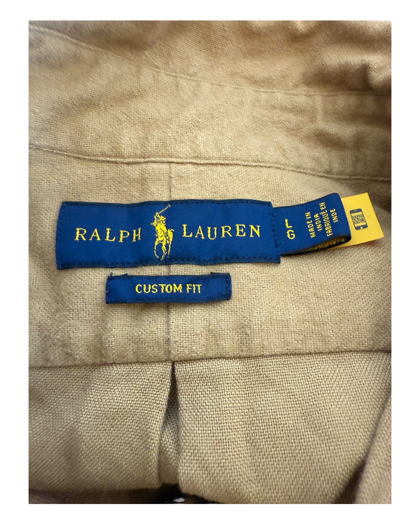 Polo Ralph Lauren Flanellhemd beige Größe L