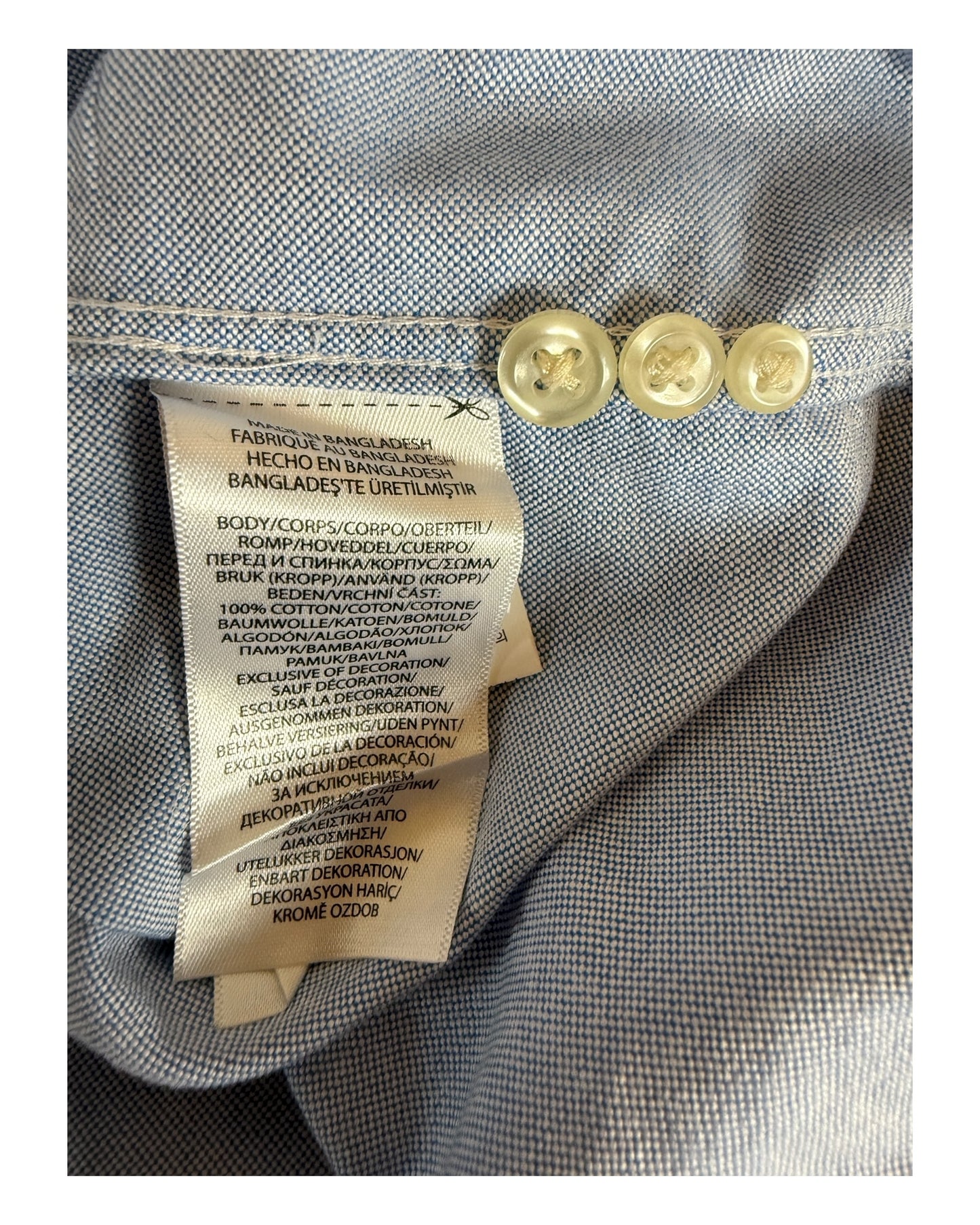 Polo Ralph Lauren Oxfordhemd hellblau Größe L