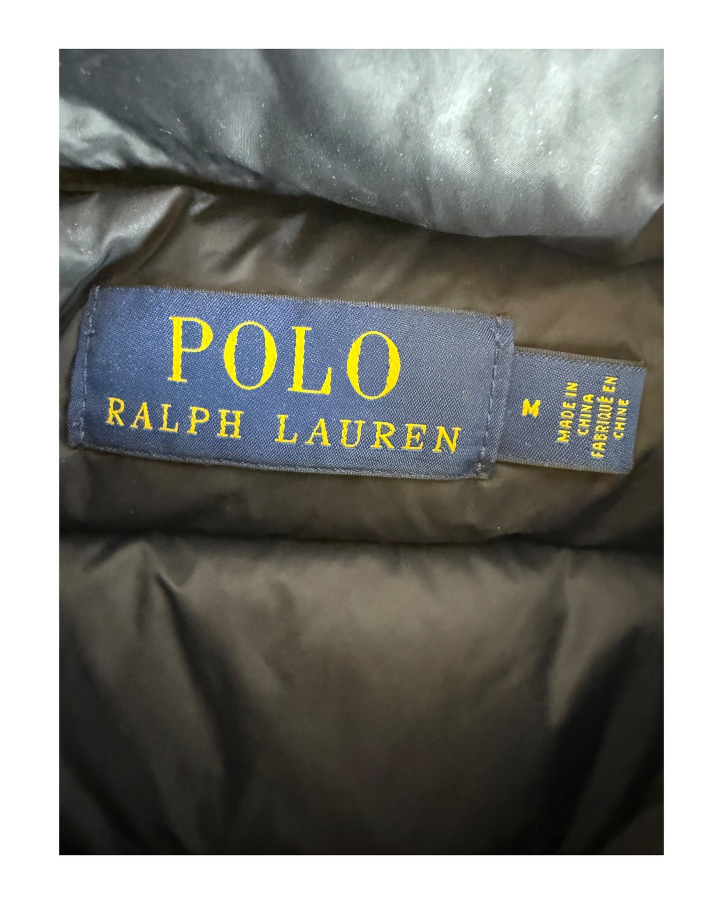 Polo Ralph Lauren Daunenweste schwarz Größe M