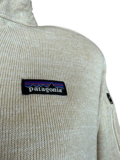 Patagonia Fleece Half Zip Pullover beige Größe XL