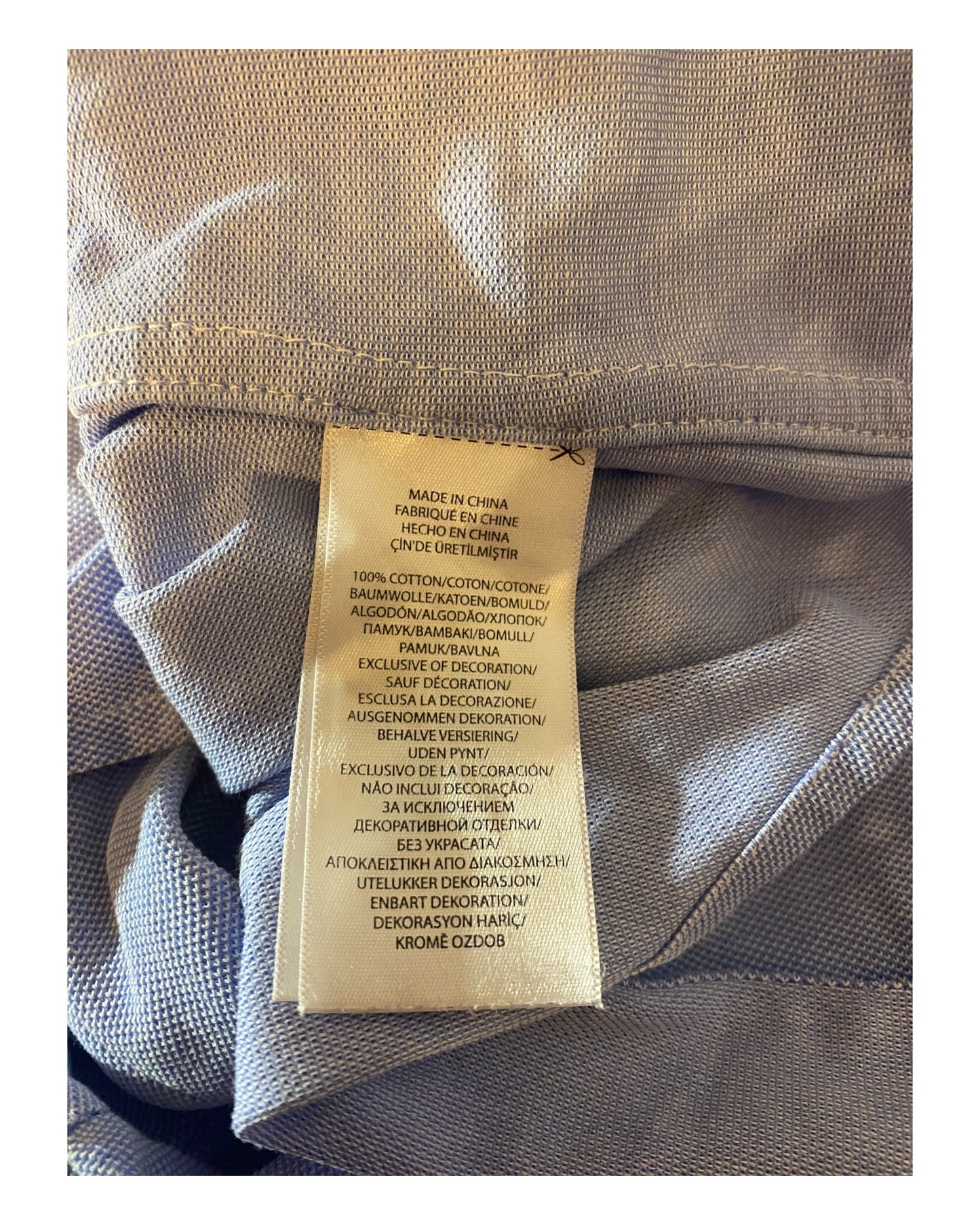 Polo Ralph Lauren Knit Oxfordhemd hellblau Größe M