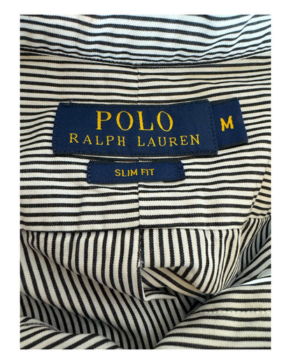 Polo Ralph Lauren Hemd schwarz weiß gestreift Größe M