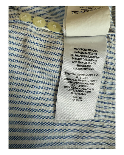 Polo Ralph Lauren Oxfordhemd blau weiß gestreift Größe M
