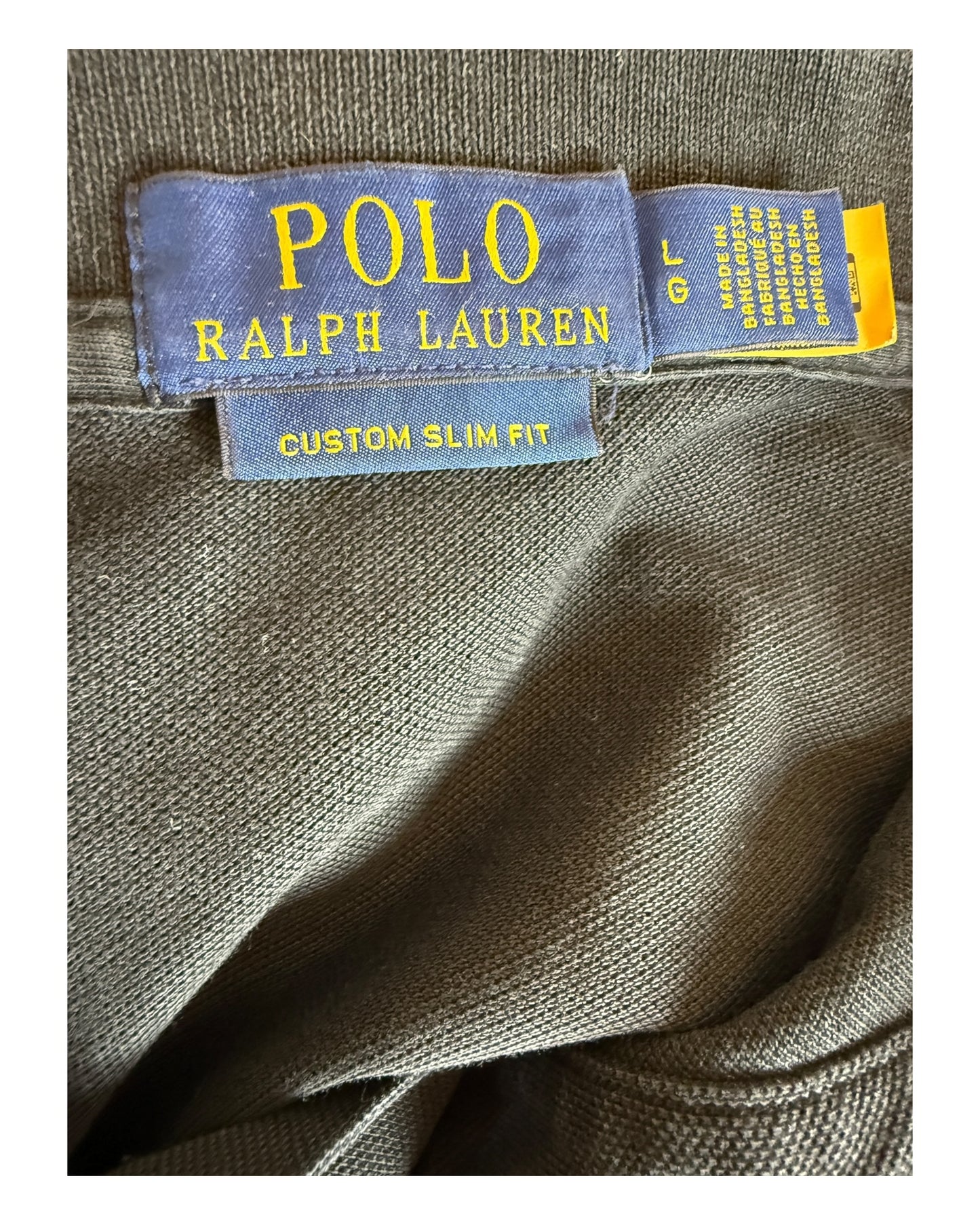 Polo Ralph Lauren Poloshirt schwarz Größe L