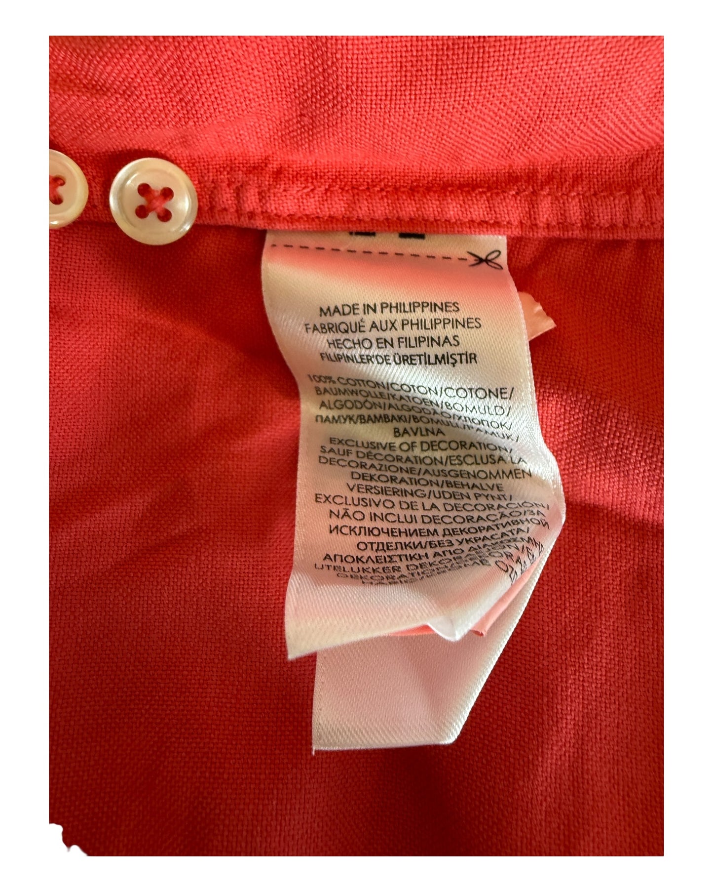 Polo Ralph Lauren Oxfordhemd rot Größe L