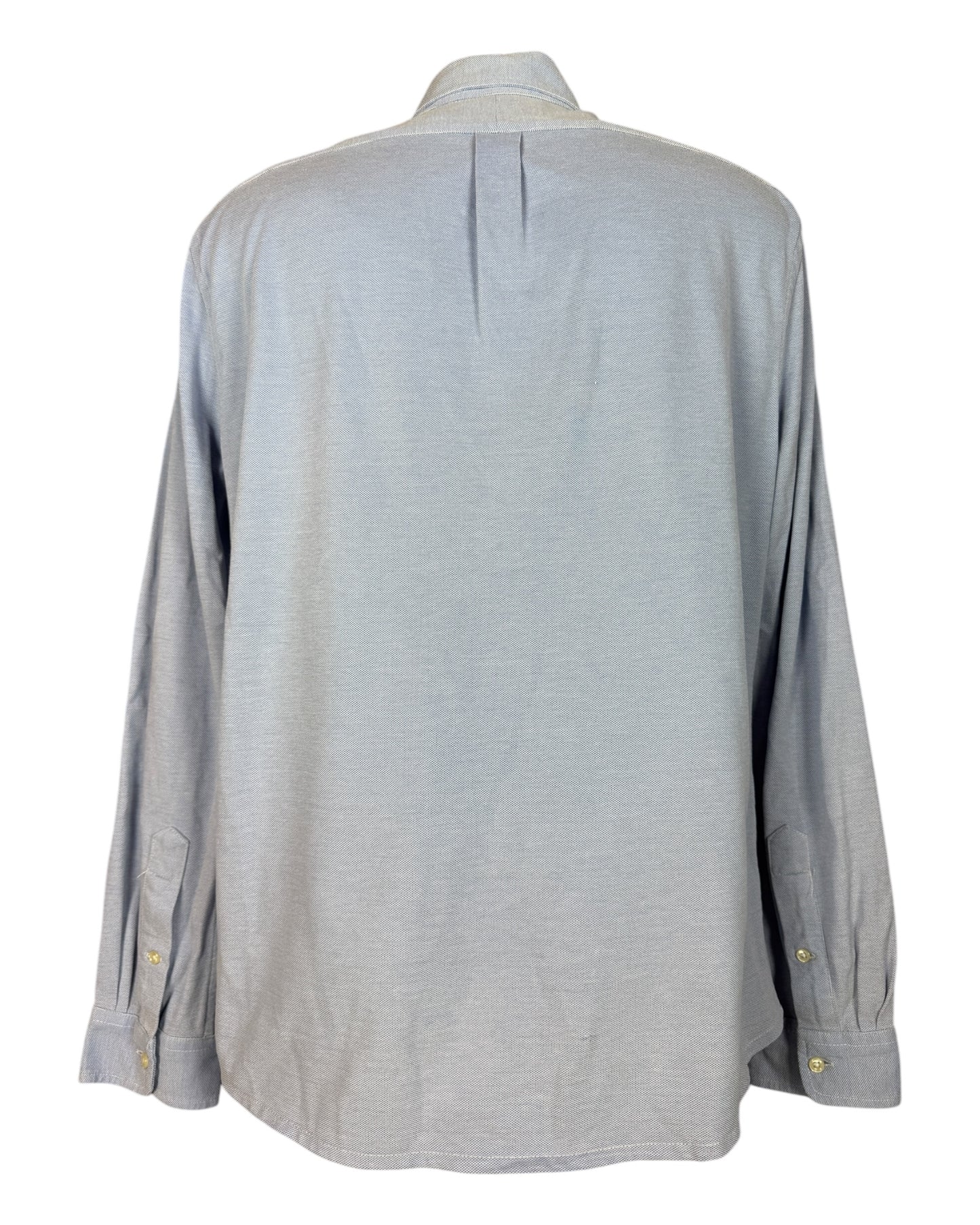 Polo Ralph Lauren Knit Oxfordhemd hellblau Größe L