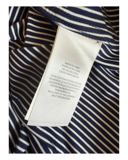Polo Ralph Lauren Bluse schwarz weiß gestreift Größe M