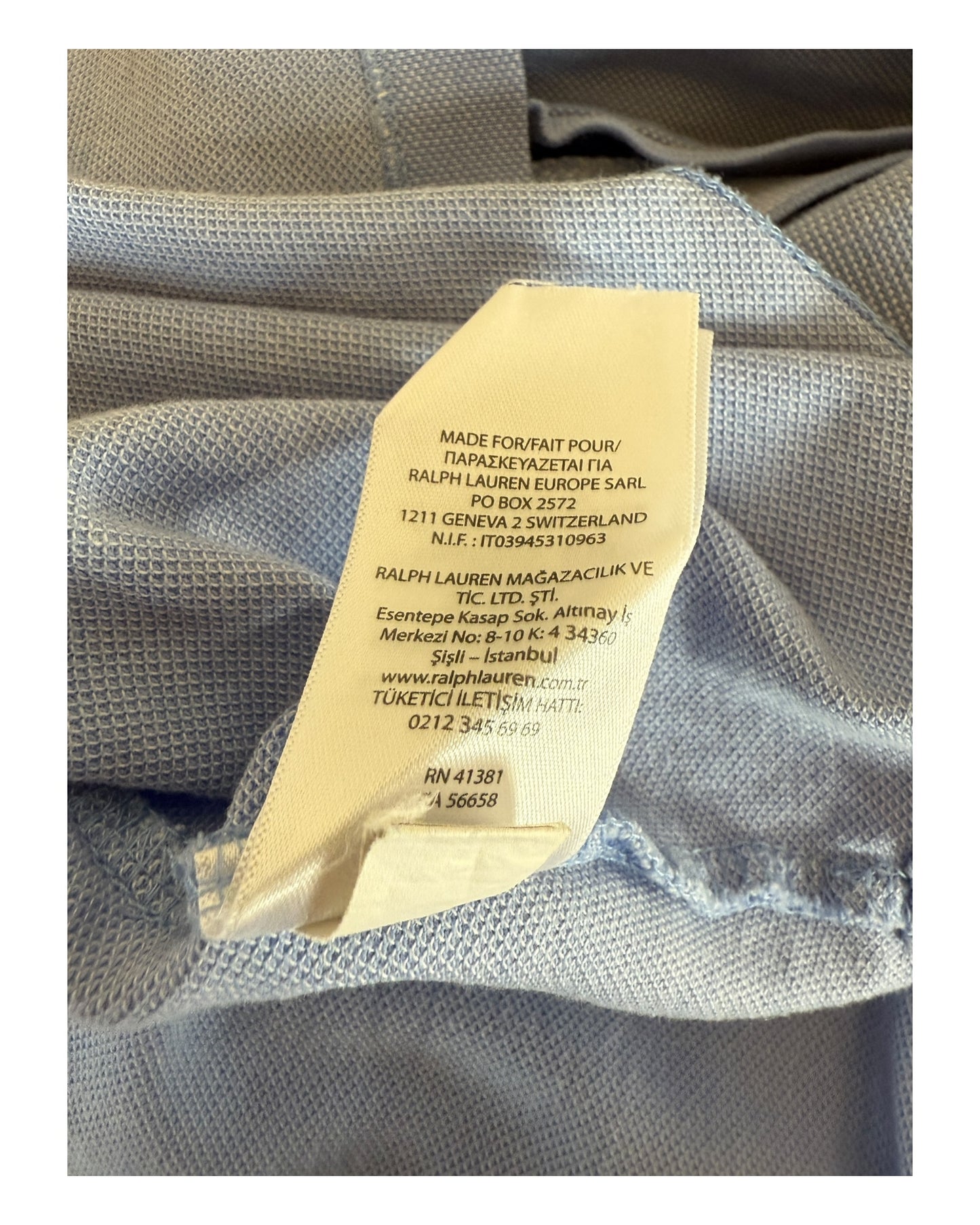Polo Ralph Lauren Poloshirt hellblau Größe S