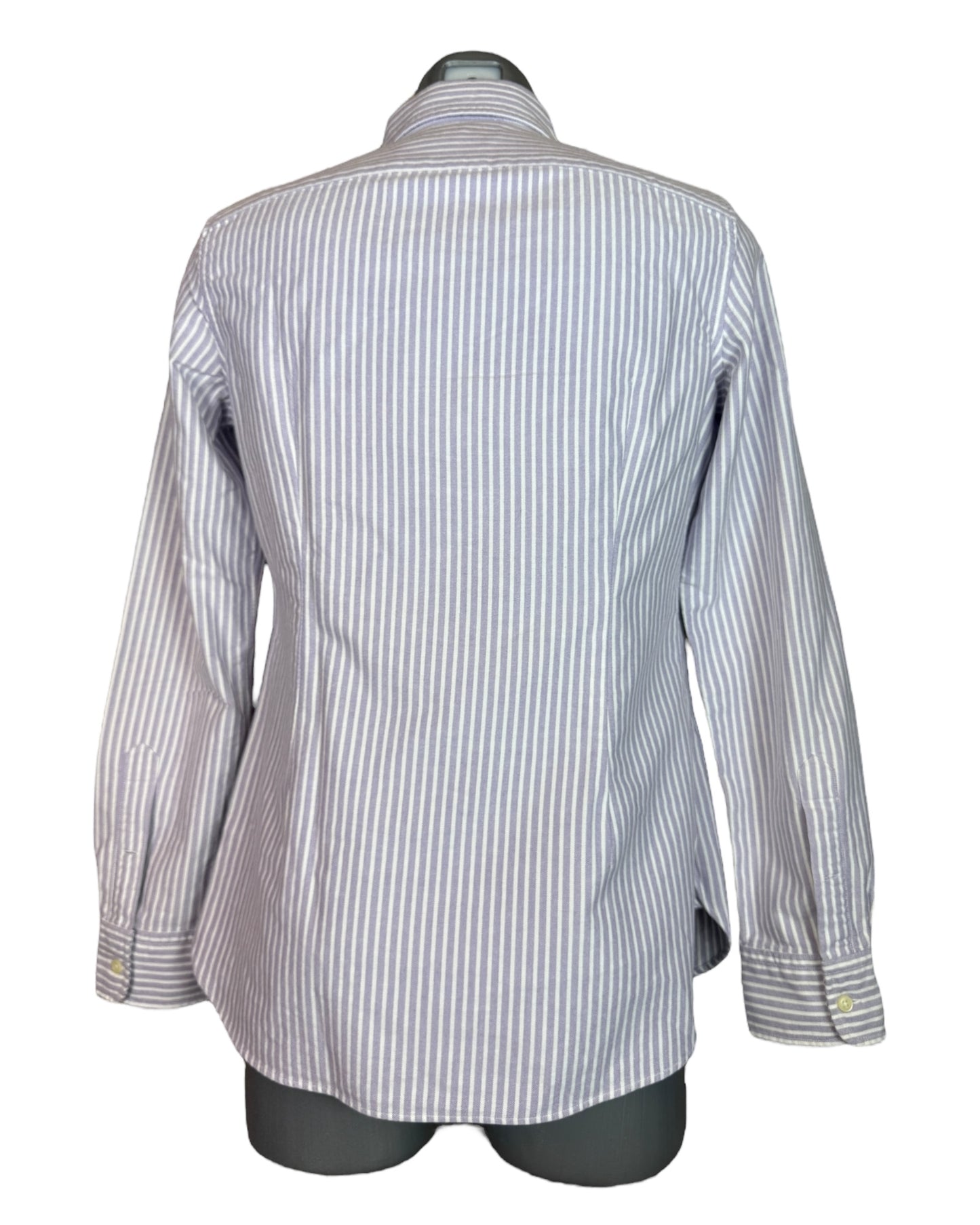 Polo Ralph Lauren Oxfordhemd Bluse flieder weiß gestreift Größe M