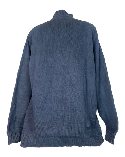 Burberry Half Zip Pullover schwarz Größe XL