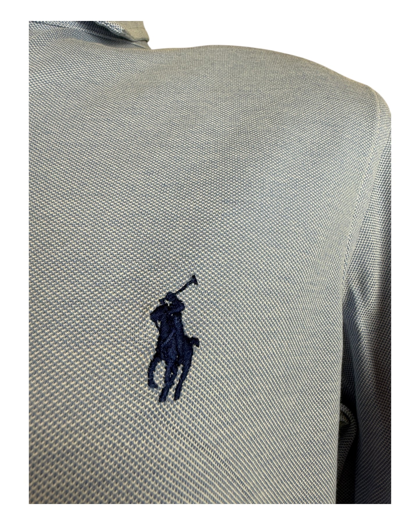 Polo Ralph Lauren Knit Oxfordhemd hellblau Größe M