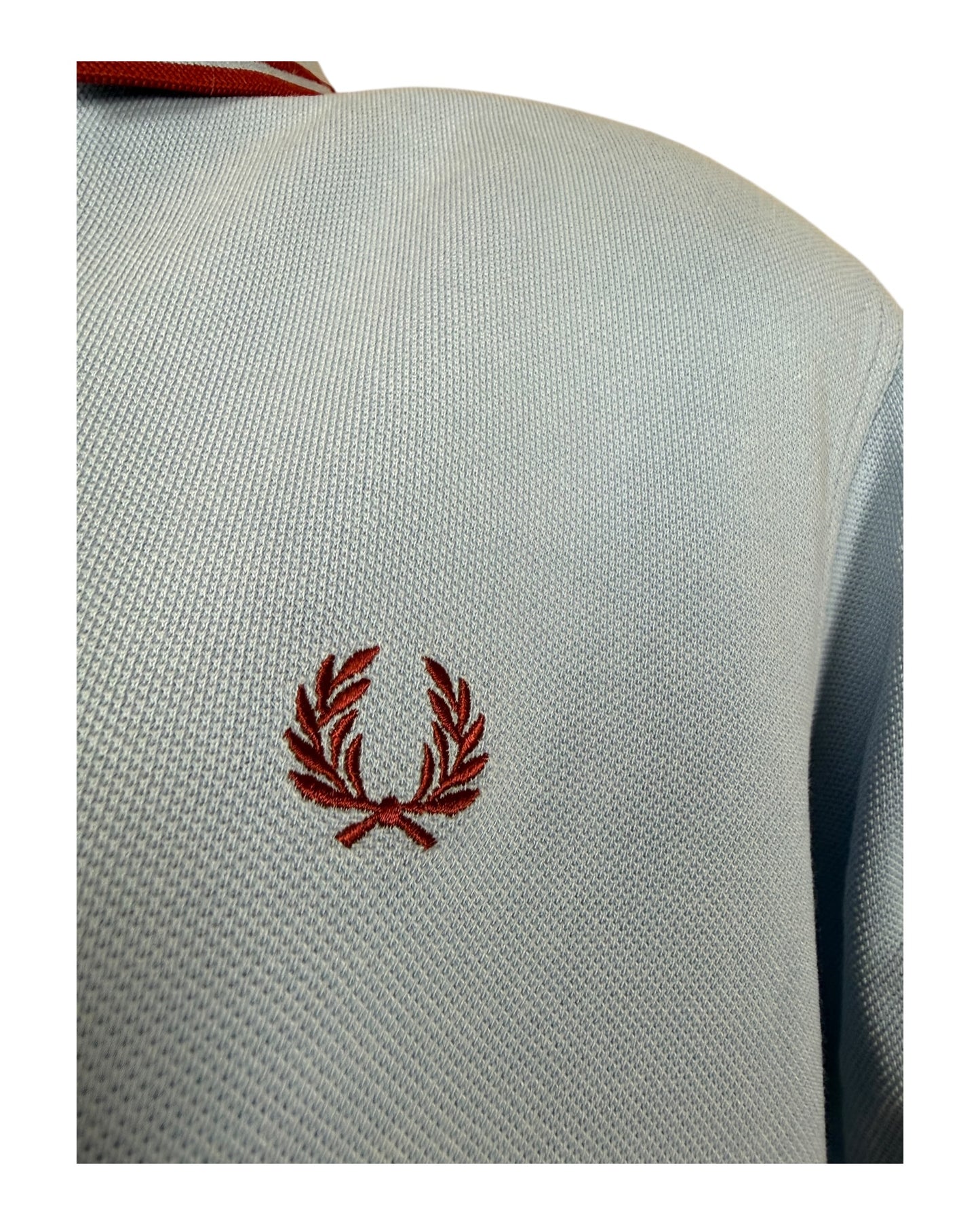 Fred Perry Poloshirt hellblau Größe L