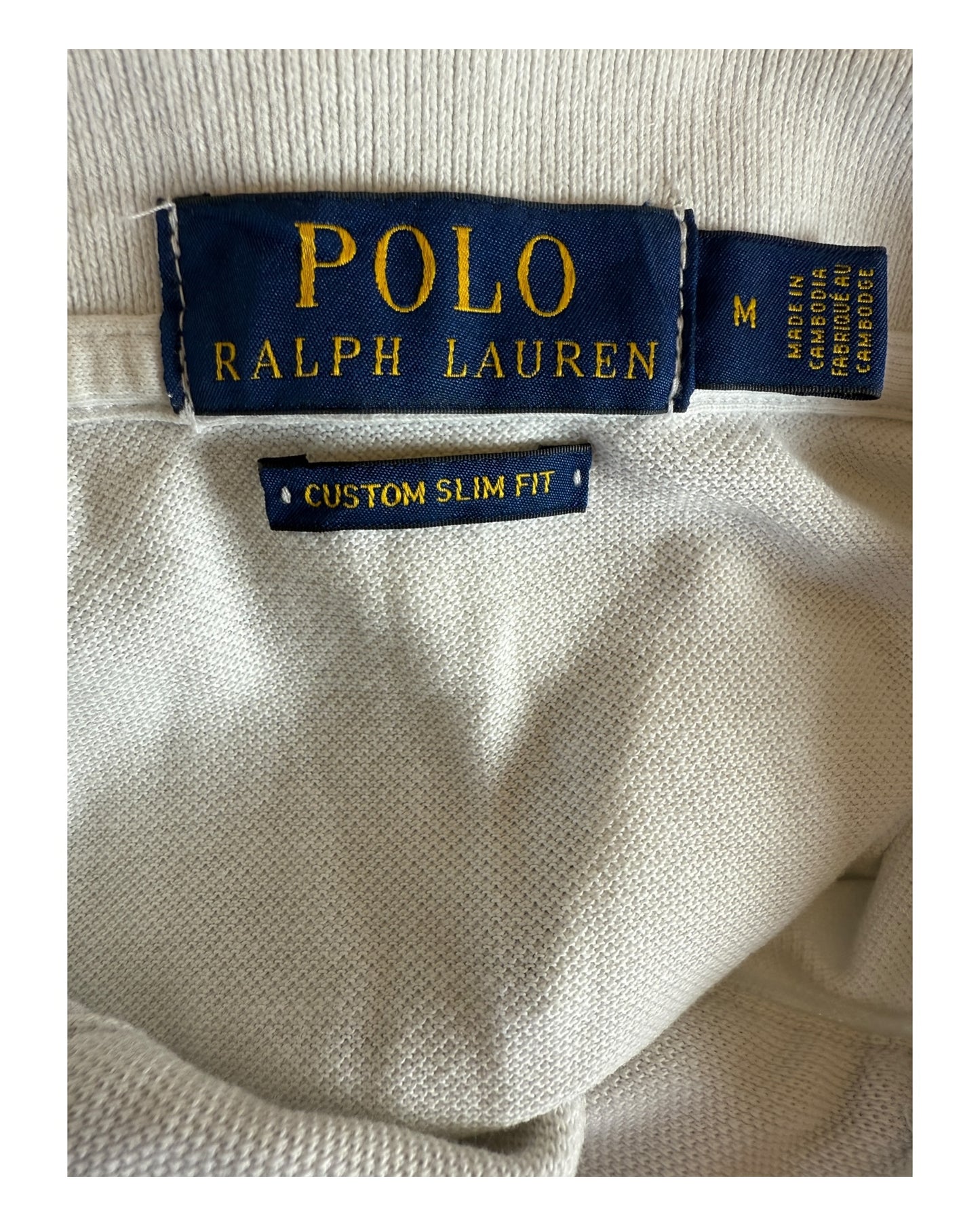 Polo Ralph Lauren Poloshirt weiß Größe M