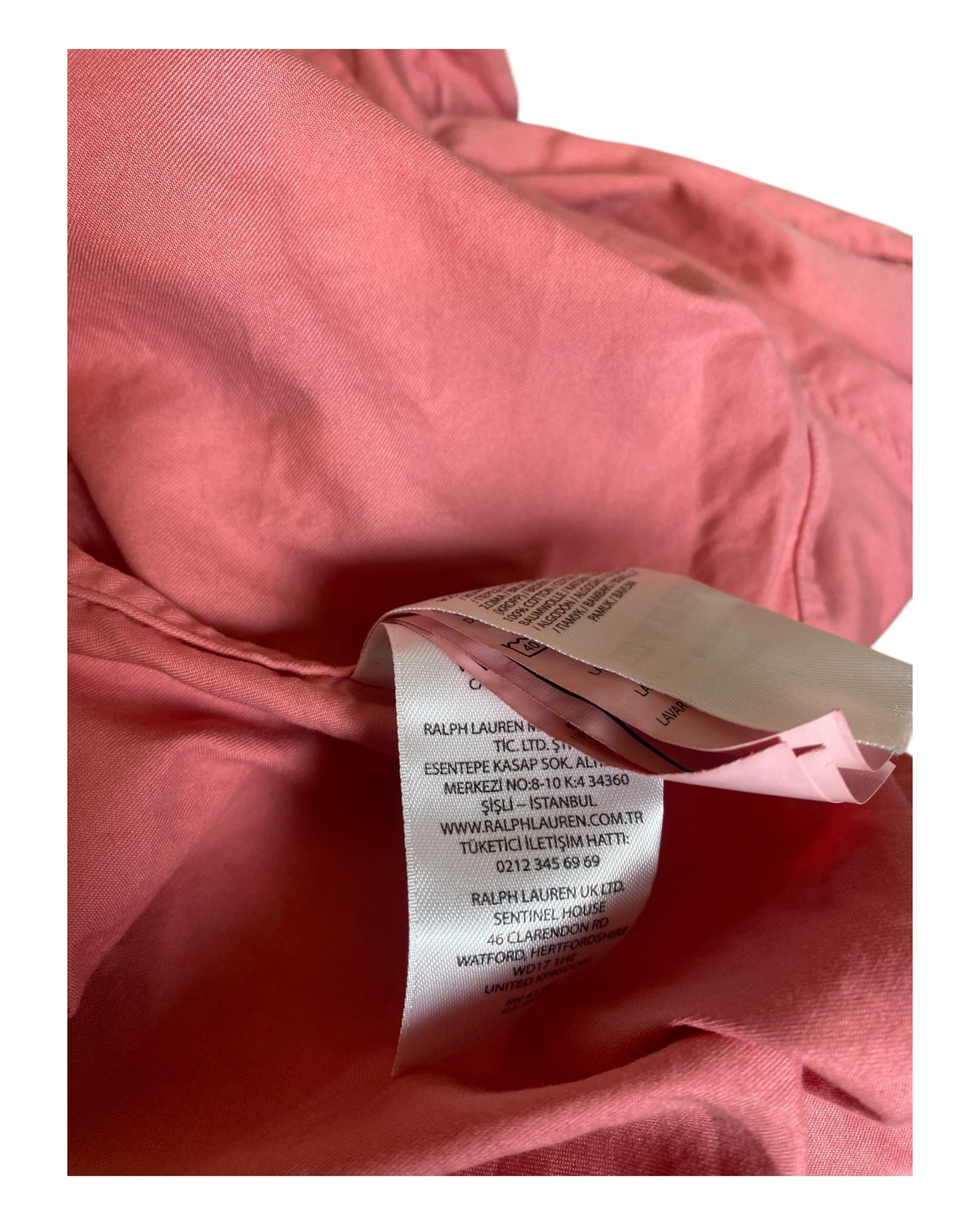 Polo Ralph Lauren Hemd lachsfarben Größer L