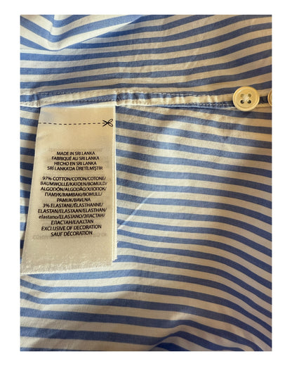 Polo Ralph Lauren Bluse hellblau weiß gestreift Größe S