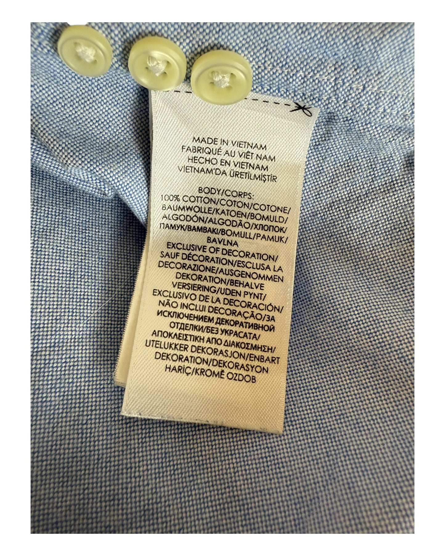 Polo Ralph Lauren Oxfordhemd hellblau Größe M