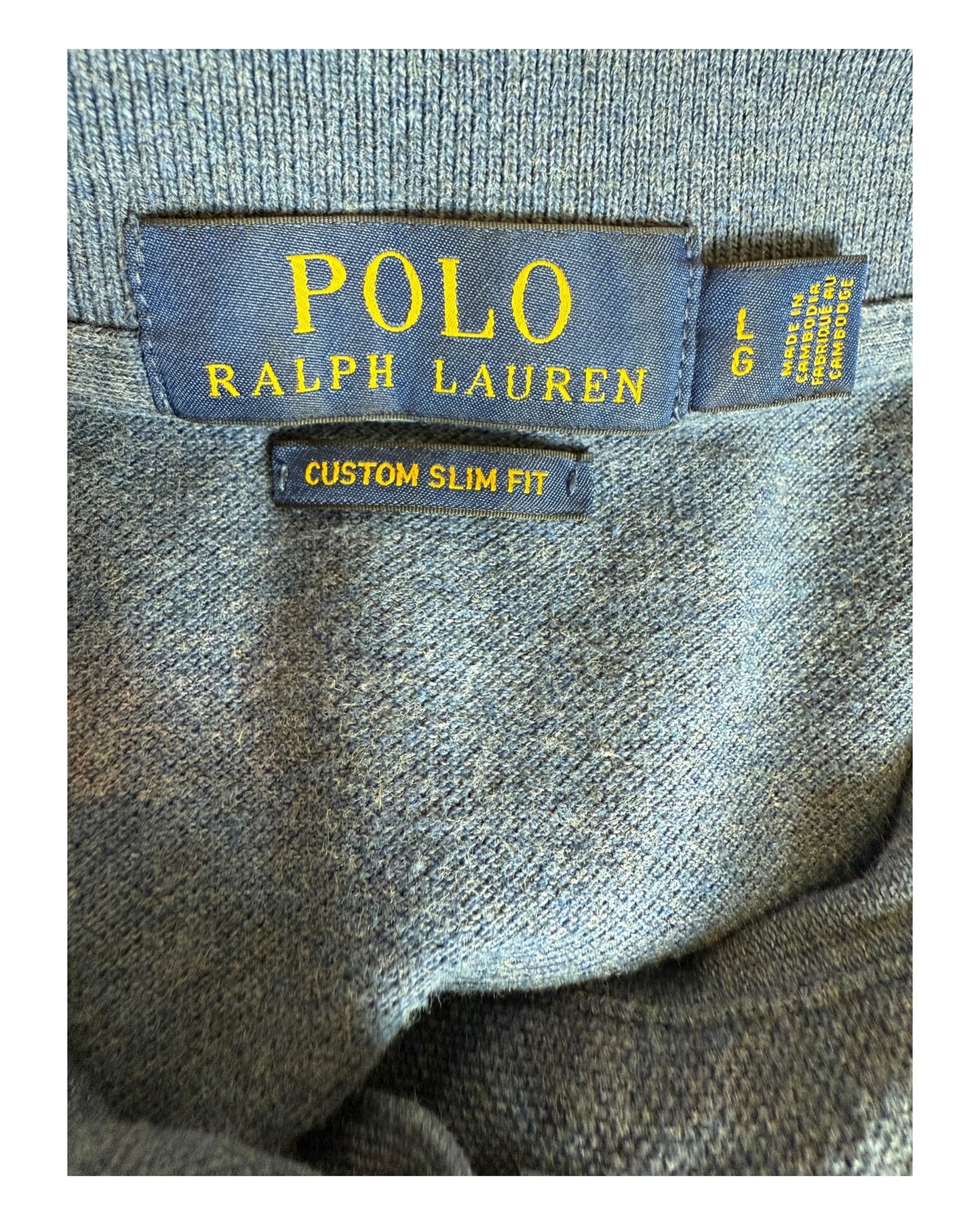 Polo Ralph Lauren Poloshirt blau Größe L