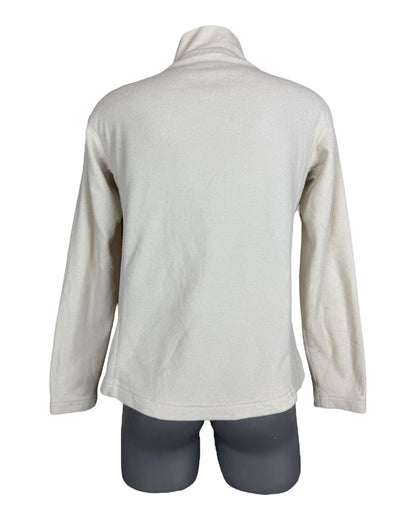 Patagonia Fleece Jacke creme Größe M