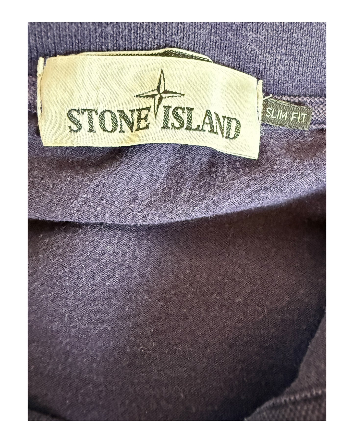 Stone Island Poloshirt Lila Größe L