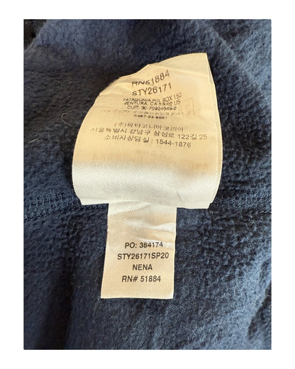 Patagonia Fleece Jacke marineblau Größe M