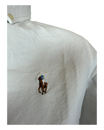 Polo Ralph Lauren Oxford Bluse weiß Größe S