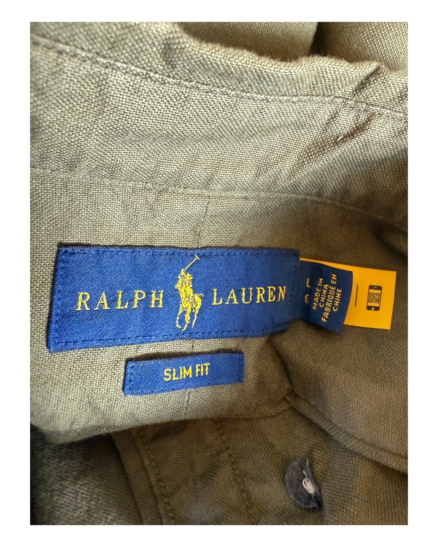 Polo Ralph Lauren Oxfordhemd khaki Größe L