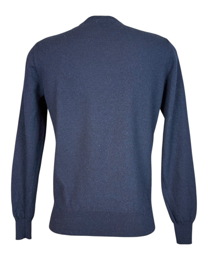 Suit Supply Pullover Merinowolle marineblau Größe M