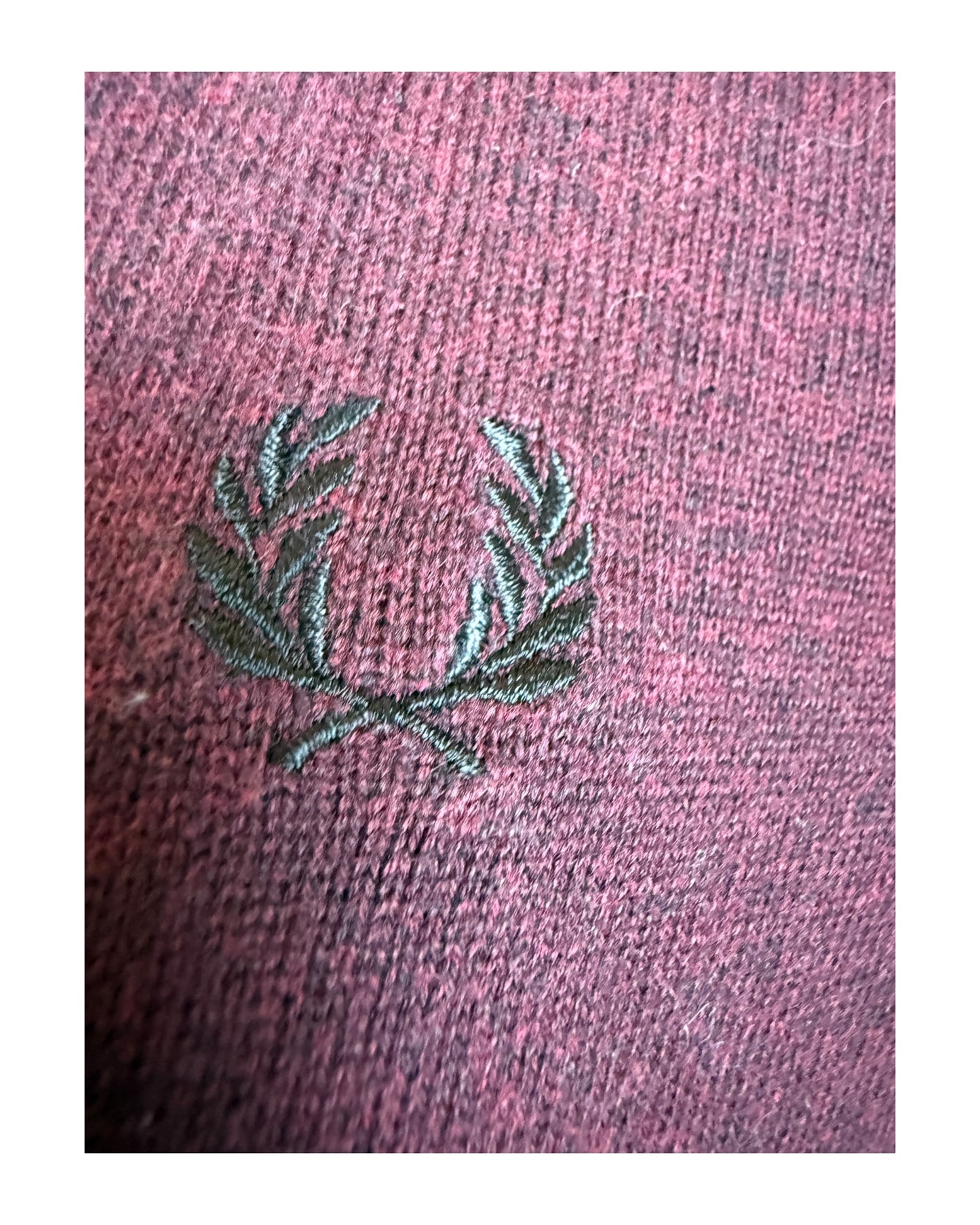 Fred Perry Poloshirt bordeauxrot Größe M