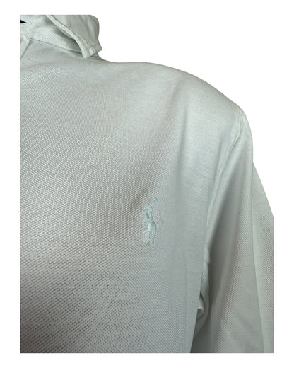 Polo Ralph Lauren Knit Oxfordhemd weiß Größe L