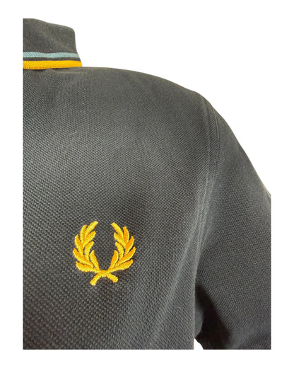 Fred Perry Poloshirt schwarz Größe M