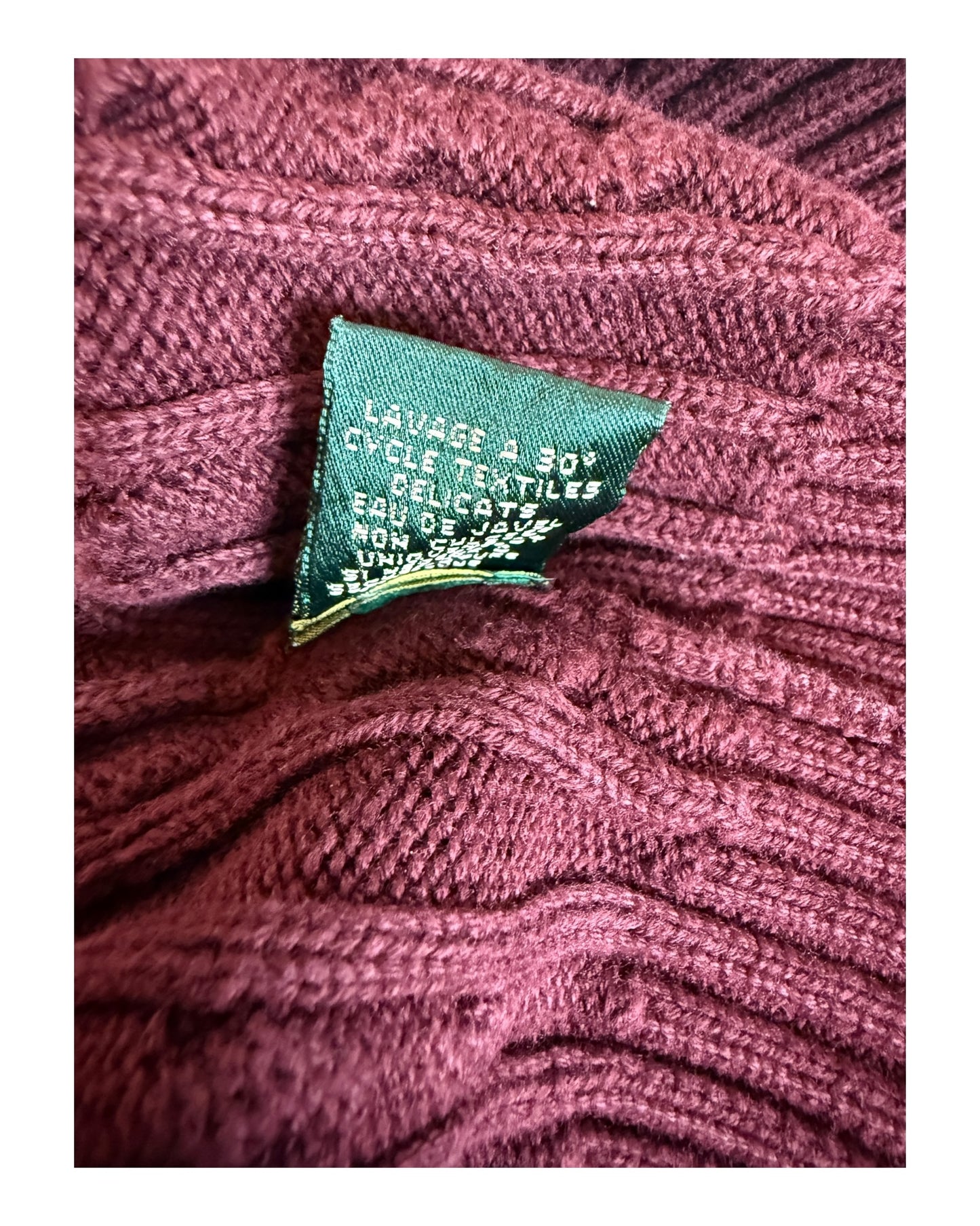 Polo Ralph Lauren Zopfmuster Pullover rot Größe XL